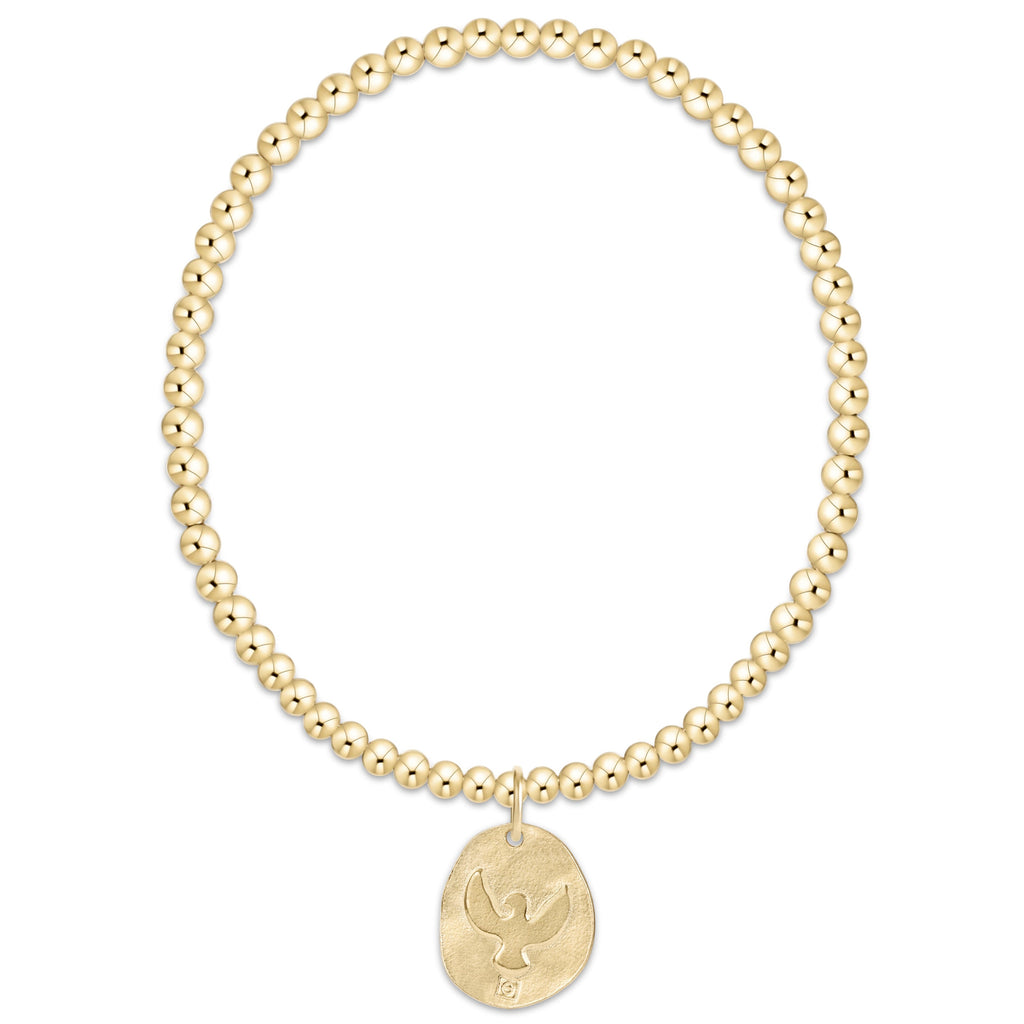 Classic Gold 3mm Inspire America Charm Bracelet