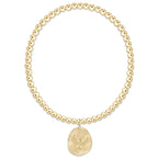 Classic Gold 3mm Inspire America Charm Bracelet