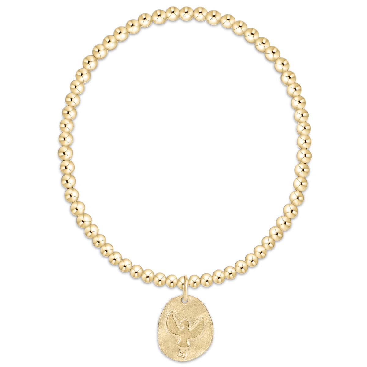 Classic Gold 3mm Inspire America Charm Bracelet