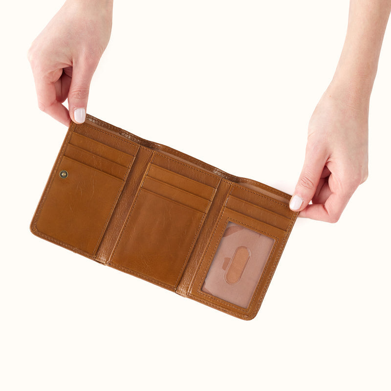 Jill Truffle Trifold Wallet