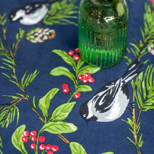 Chickadee Navy 54" x 54" Tablecloth