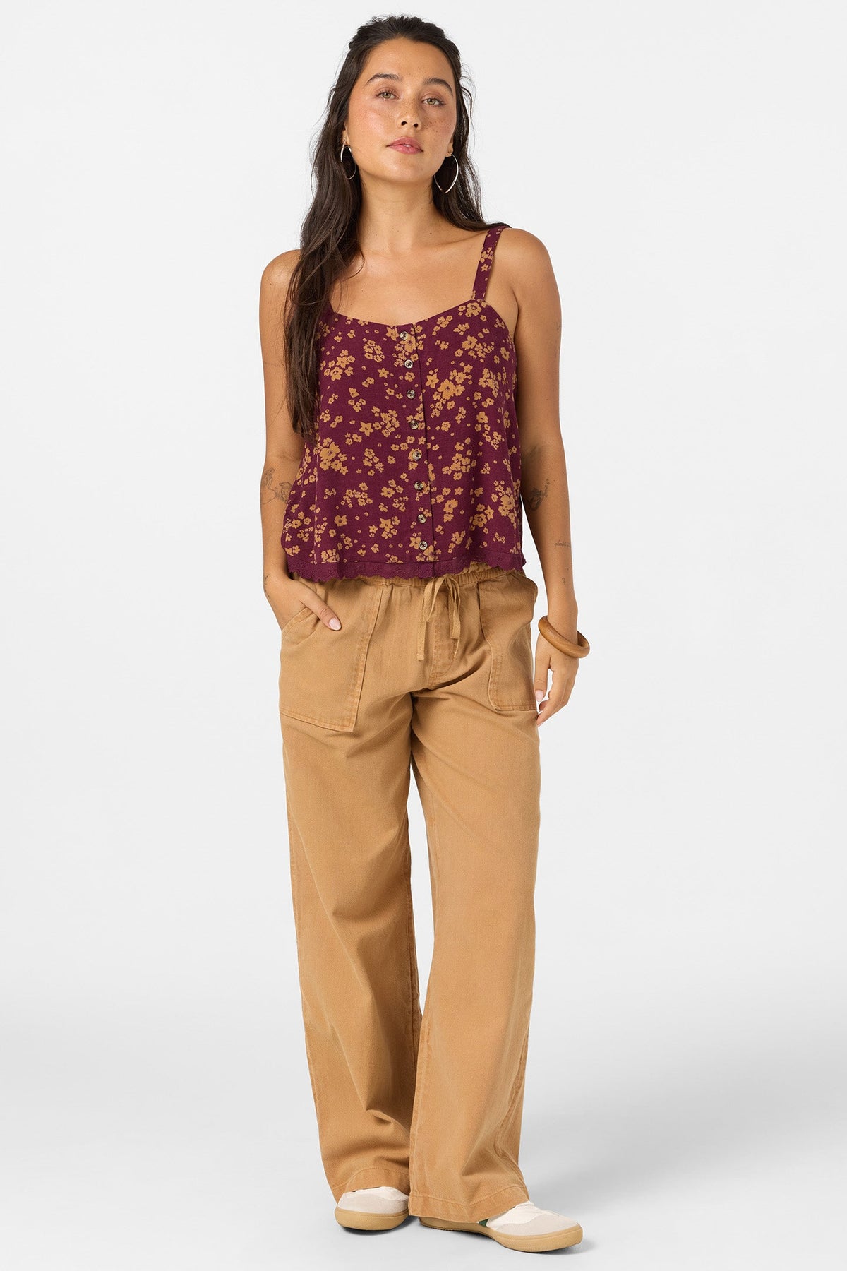 Brynn Fig Floral Tank