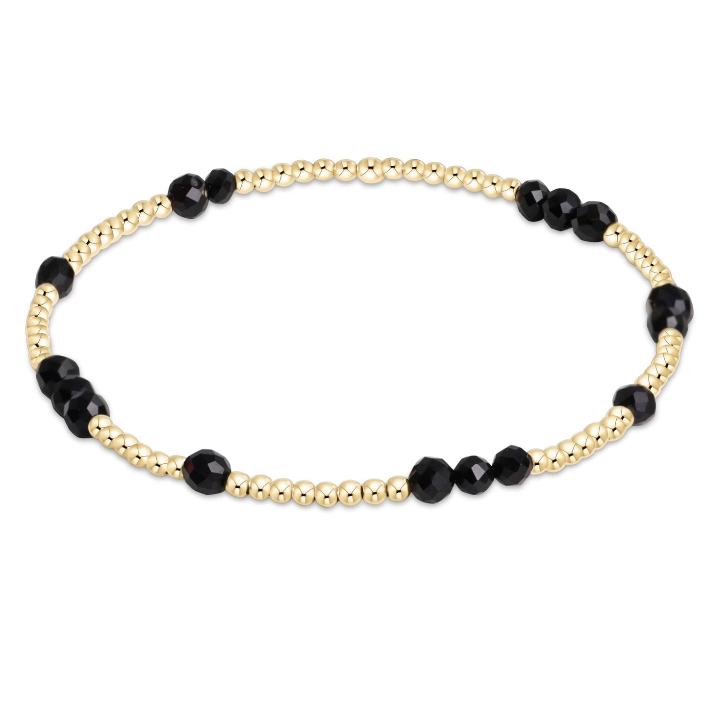 Hope Unwritten Faceted Onyx Bracelet