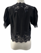 Eura Black Lace Top