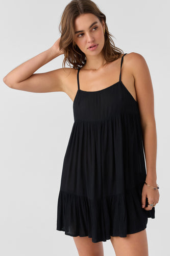 Saltwater Solids Black Rilee Cover-Up