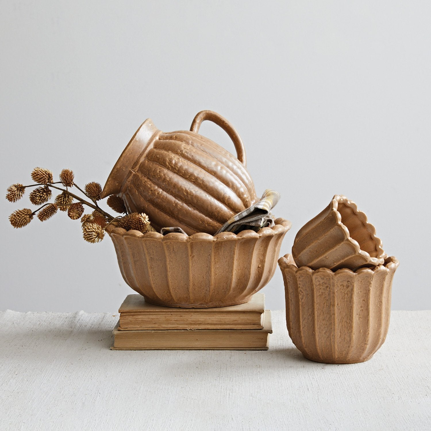 Stoneware Flower Planter