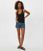 Cher Rib Scoop Neck Tank