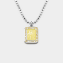 St. Christopher RECTANGLE Surf Necklace