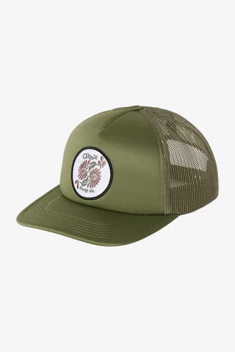 Ravi Oil Green Patch Trucker Hat