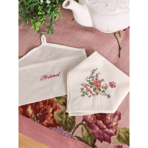 Friend Embroidered Hankie