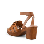 Chasing Sunsets Suede Floral Heel