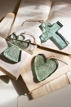 Glass Cross Suncatcher