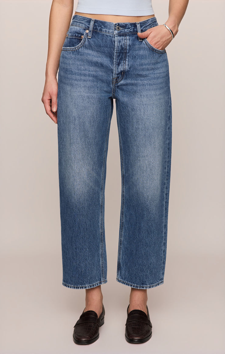 The Off-Duty Breakpoint Bowed Ankle Jean