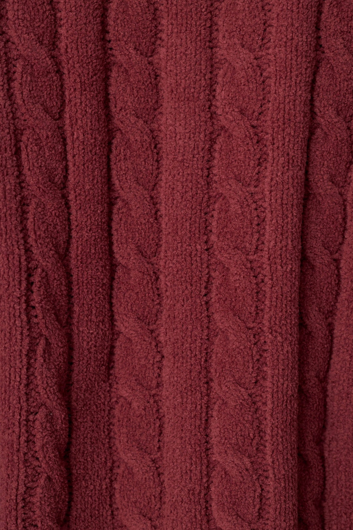 Cozy Cable Chenille Wine Pants
