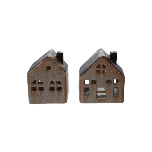 Stoneware Reactive Glaze Small House