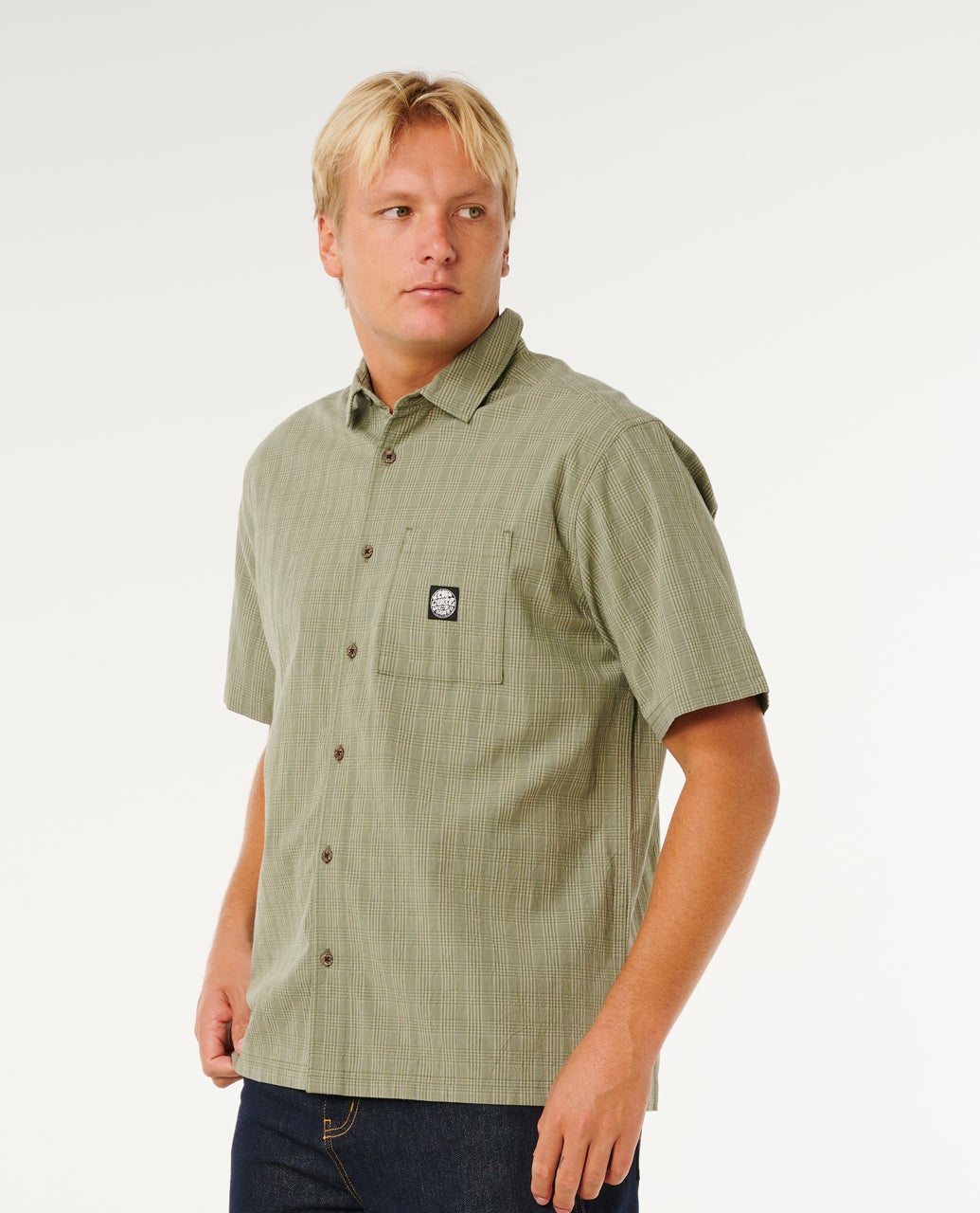 Premium Surf Check Button-Up