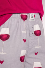 Red Wine Flannel Short