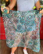 Turquoise Concho Bandana