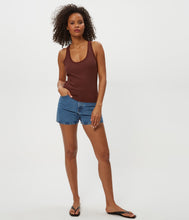 Cher Rib Scoop Neck Tank