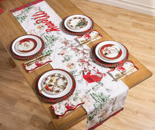 Santa Scene Table Runner