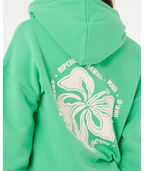 Surf Puff Heritage Green Hawaii Hoodie