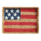 Woven American Flag Tray