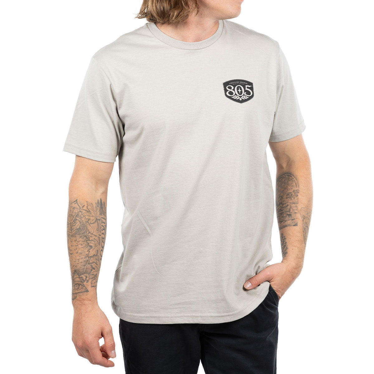 805 Premier Light Gray Outlaw Tee