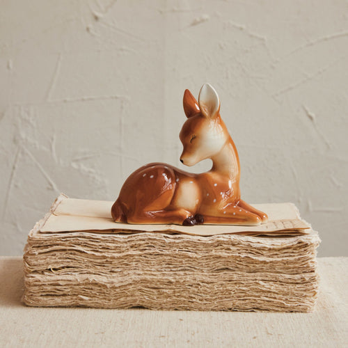 Ceramic Lying Fawn