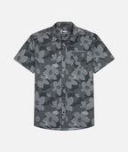 Garwood Charcoal Floral Button-Up
