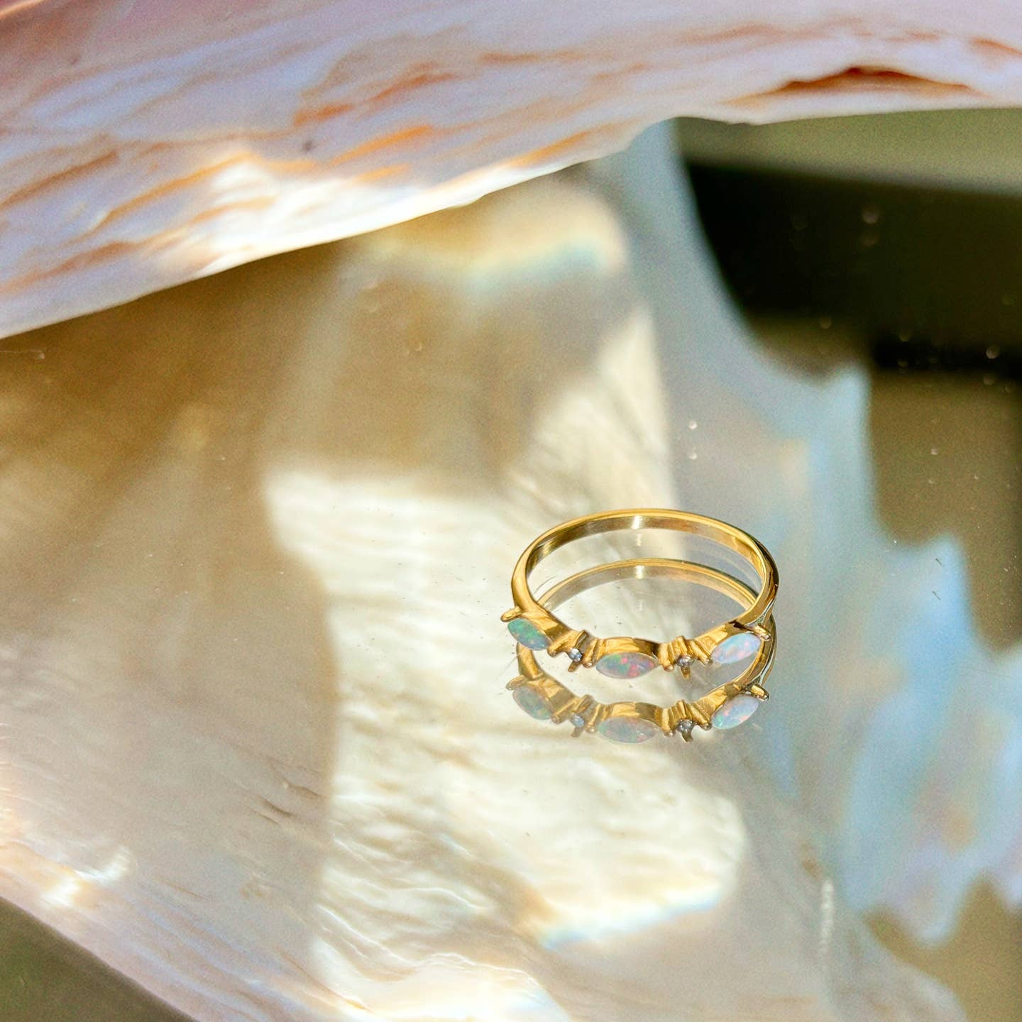 Everlasting Opal Stacking RIng