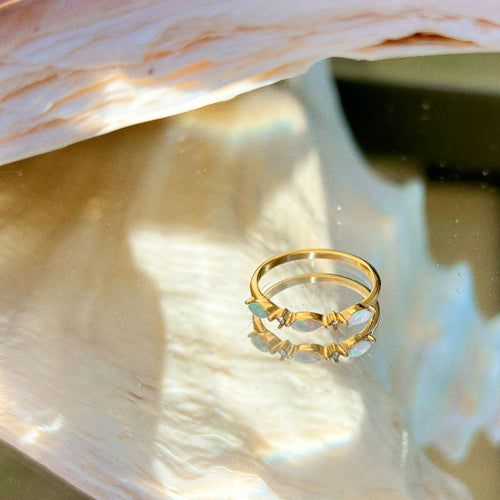 Everlasting Opal Stacking RIng