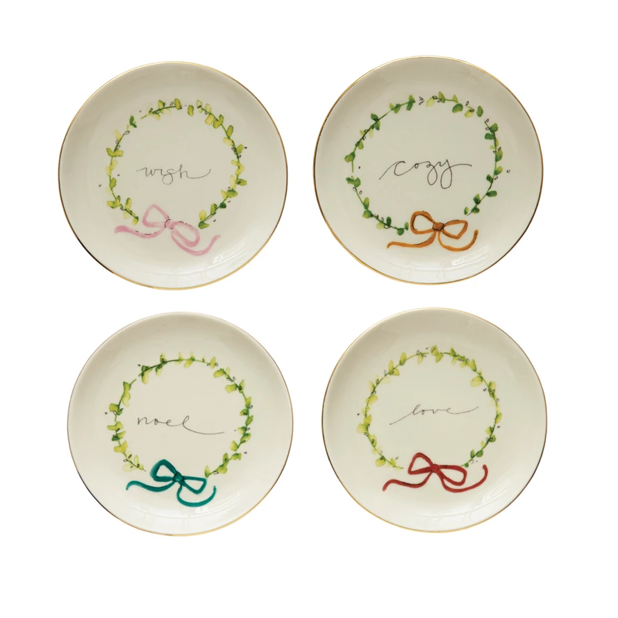 Holiday Wreath Sentiment Plate