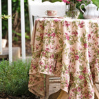 Sweet Pea Ruffle Breakfast 60" Tablecloth
