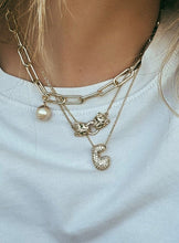 Offset Pearl Charmer Necklace