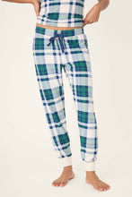 Cozy Life Plaid Thermal Velour Jogger