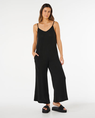 Premium Surf Black Jumpsuit