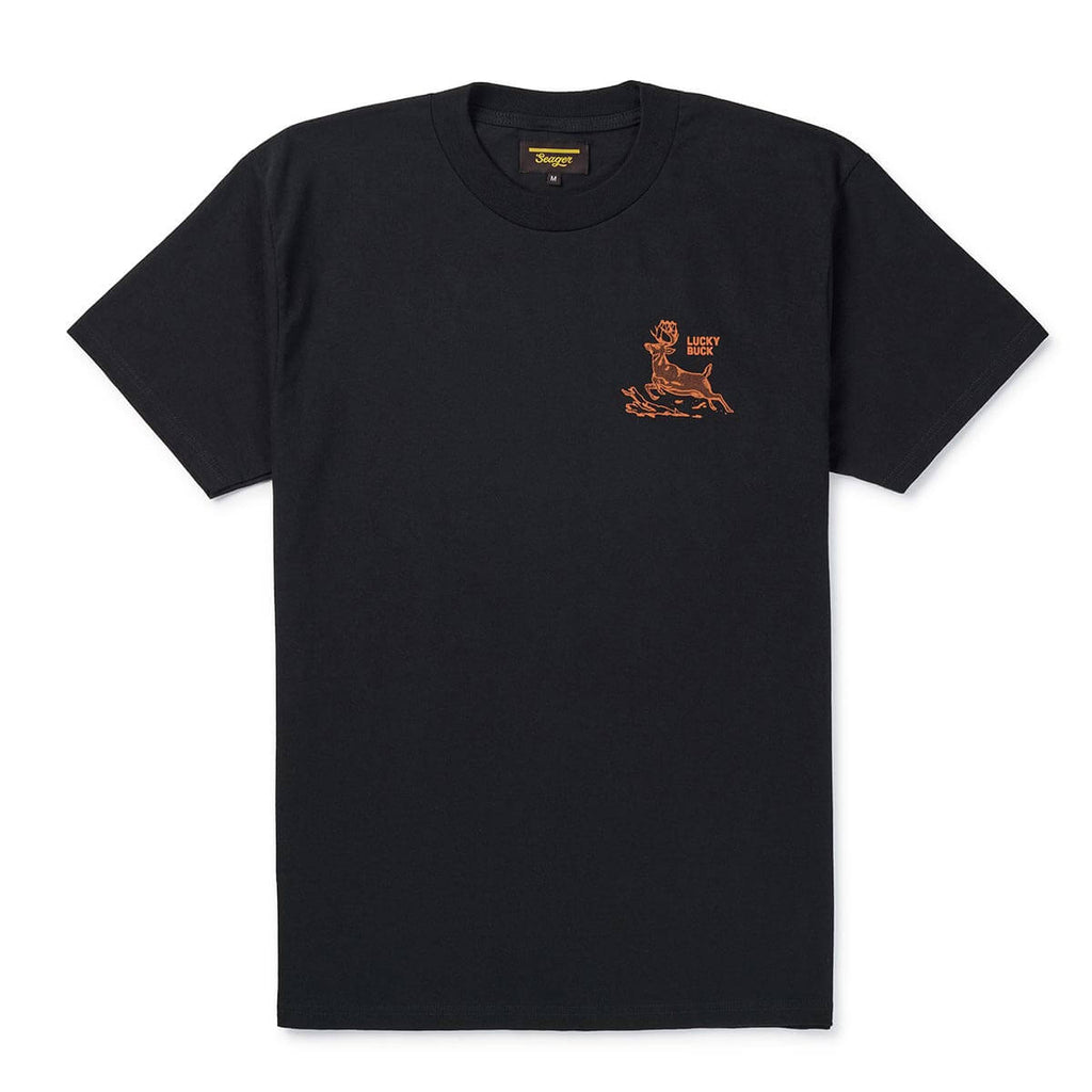 Lucky Buck Black Tee
