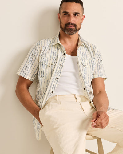 Laramie Laurel Grove Stripe Snap Shirt