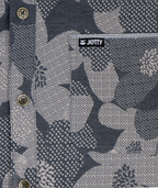 Garwood Charcoal Floral Button-Up