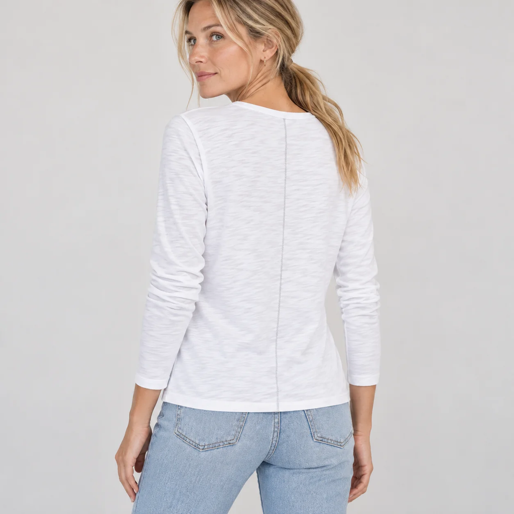 Classic White L/S Tee