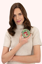 Toadstools Velvet Round Jewelry Box