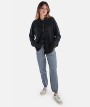 Eden Black Denim Shacket