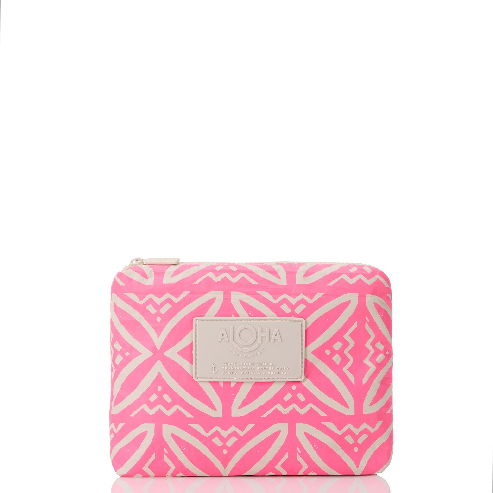 Pasifika Neon Pink / Sandstone SMALL Pouch