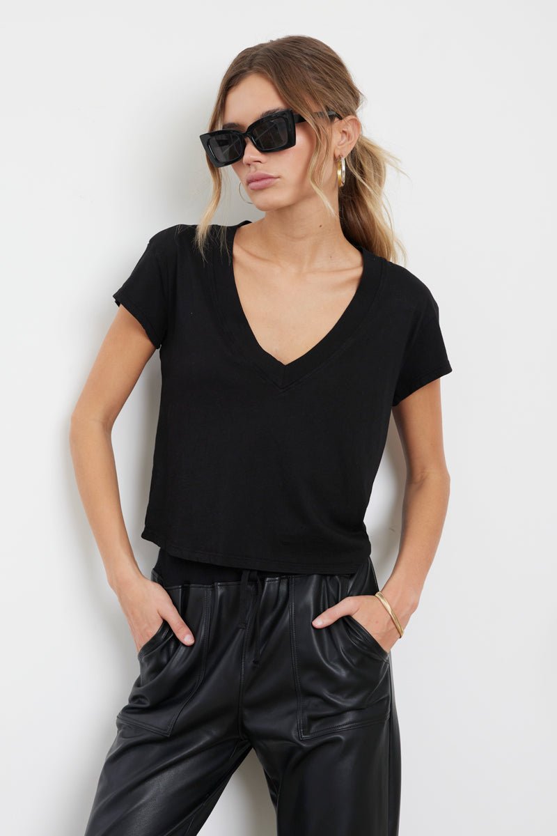 Suri V Slub Tee