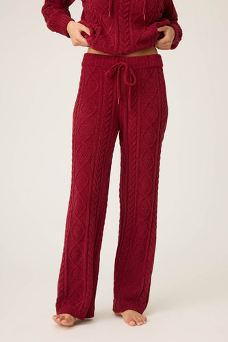 Cozy Cable Knit Port Pant