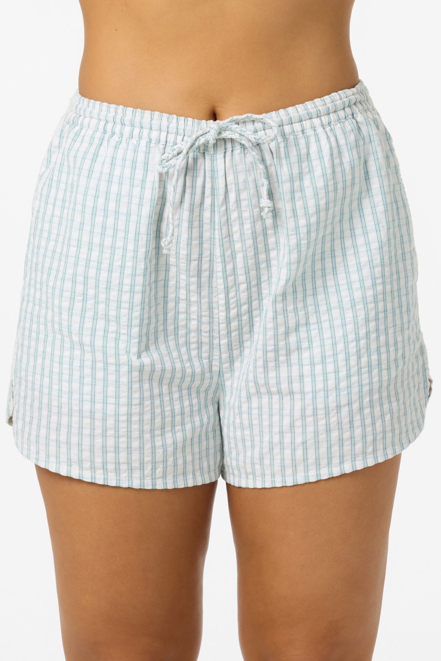 Millie Winter White Seersucker Beach Short