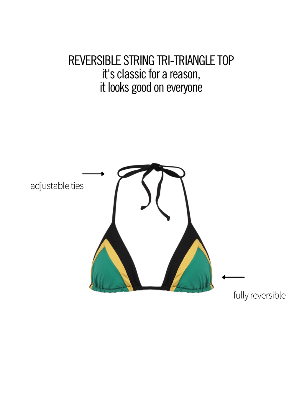 Maragogi Periwinkle Reversible Bikini Top