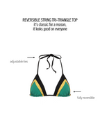 Maragogi Periwinkle Reversible Bikini Top