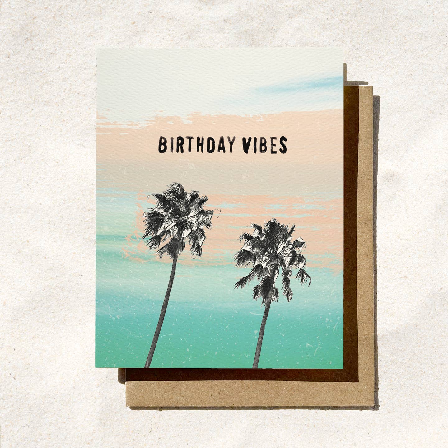 Birthday Vibes Palms Card