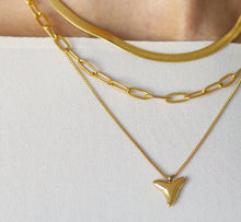 Shark Tooth Gold Necklace
